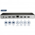 StarTech.com Docking Station USB, 1x USB C, 4x USB A, Negro/Plata  5