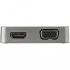 StarTech.com Docking Station USB C, 1x USB A, 1x HDMI/VGA/RJ-45, Negro/Plata  6
