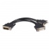 StarTech.com Cable LFH 59 Macho - 2x DVI I Hembra, 20cm, Negro  1