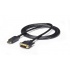 StarTech.com Cable DisplayPort 1.2 Macho - DVI Macho, 1080P, 60Hz, 1.8 Metros, Negro  1