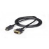 StarTech.com Cable DisplayPort 1.2 Macho - DVI Macho, 1080P, 60Hz, 1.8 Metros, Negro  1