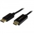 StarTech.com Cable DisplayPort 1.2 Macho - HDMI Macho, 4K, 30Hz, 2 Metros, Negro  1