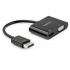 StarTech.com Adaptador DisplayPort 1.2 Macho - HDMI/VGA Hembra, 4K, 60Hz, Negro  1