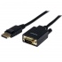 StarTech.com Cable DisplayPort 1.2 Macho - VGA (D-Sub) Macho, 1080p, 1.8 Metros, Negro  1