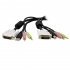 StarTech.com Cable KVM 4 en 1 DVI-D Dual Link Doble Enlace USB con Audio Micrófono, 3 Metros  1