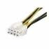 StarTech.com Adaptador de Corriente EPS de 4-pin a 8-pin de 6'', Macho - Hembra, 15cm  2