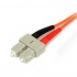StarTech.com Cable Fibra Óptica Multimodo OM1 LC Macho - SC Macho, 1 Metro, Naranja  3