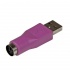 Startech.com Adaptador de Teclado PS/2 Hembra - USB Macho, Morado  2