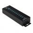 StarTech.com Hub USB-B 3.0 Hembra - 10 Puertos USB 3.2 Hembra, 5000Mbit/s, Negro  1