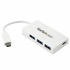 StarTech.com Hub Concentrador USB C 3.0 Macho - 3x USB A/1x USB Tipo C Hembra, 5000 Mbit/s, Blanco  1