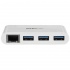 StarTech.com Hub USB C 3.0 Macho - 3x USB A 3.0 y Ethernet Gigabit, 1000 Mbit/s, Blanco  4