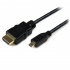 StarTech.com Cable HDMI Macho - micro HDMI Macho, 3 Metros, Negro  1