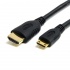 StarTech.com Cable de Alta Velocidad con Ethernet HDMI Macho - Mini-HDMI Macho, 30cm, Negro  1