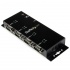 StarTech.com Hub Concentrador Adaptador USB a Serial RS232 DB9, 4 Puertos, Negro  1
