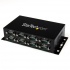 StarTech.com Hub Adaptador USB 2.0 a 8 Puertos Seriales para Montaje en Pared Riel DIN  1