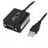 StarTech.com Cable USB - Puerto Serie Serial RS422 y 485 DB9, 1.8 Metros, Negro  1