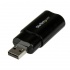 StarTech.com ICUSBAUDIOB Adaptador de Audio USB A - 2x 3.5mm, Negro  2