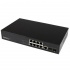 Switch StarTech.com Gigabit Ethernet IES81000POE, 8 Puertos 10/100/1000Mbps + 2 Puertos SFP, 2 Gbit/s - Administrable