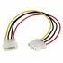 StarTech.com Cable de Poder Molex 4-pin Macho - Molex 4-pin Hembra, 30cm  1