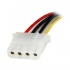 Startech.com Cable de Poder Molex (4-pin) Hembra - SATA, 30cm  2