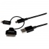 StarTech.com Cable Lightning, Dock 30-pin o Micro USB - USB, 1 Metro, Negro  1