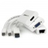 StarTech.com Juego de Adaptadores Mini DisplayPort Macho - VGA/HDMI Hembra, Blanco, para MacBook Air  1