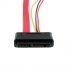 StarTech.com Cable SATA Hembra - SATA/SATA Power Hembra, 30cm, Rojo  2