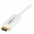 StarTech.com Cable Mini DisplayPort Macho - HDMI Macho, 1 Metro, Blanco - Imagen adicional 3