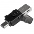 StarTech.com Lector de Tarjetas MicroSD a USB 3.0, Adaptador Micro SD a USB C y USB A, Negro  1