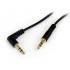 StarTech.com Cable AUX 3.5mm Macho - 3.5mm Angulado Macho, 30cm, Negro