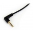 StarTech.com Cable AUX 3.5mm Macho - 3.5mm Angulado Macho, 30cm, Negro - Imagen adicional 1