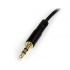 StarTech.com Cable AUX 3.5mm Macho - 3.5mm Angulado Macho, 30cm, Negro - Imagen adicional 2
