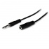 StarTech.com Cable 3.5mm Macho - 3.5mm Hembra, 2 Metros, Negro  2