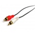 StarTech.com Cable AUX 3.5mm Macho - 2x RCA Macho, 92cm, Negro  2