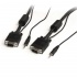 StarTech.com Cable VGA/3.5mm Macho - VGA/3.5mm Macho, 1.8 Metros, Negro