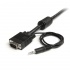 StarTech.com Cable VGA/3.5mm Macho - VGA/3.5mm Macho, 1.8 Metros, Negro - Imagen adicional 1