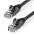 StraTech.com Cable Patch Cat6 UTP sin Enganches RJ-45 Macho - RJ-45 Macho, 1 Metro, Negro  1