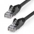 StraTech.com Cable Patch Cat6 UTP sin Enganches RJ-45 Macho - RJ-45 Macho, 2 Metros, Negro  1