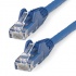 StraTech.com Cable Patch Cat6 UTP sin Enganches RJ-45 Macho - RJ-45 Macho, 50cm, Azul  1