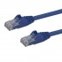 Startech.com Cable Patch Cat6 UTP sin Enganches RJ-45 Macho - RJ-45 Macho, 2 Metros, Azul  1
