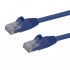 StarTech.com Cable Patch Cat6 UTP sin Enganches RJ-45 Macho - RJ-45 Macho, 2 Metros, Azul   1