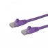 StarTech.com Cable Patch Cat6 UTP sin Enganches RJ-45 Macho - RJ-45 Macho, 2 Metros, Púrpura  1