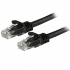 StarTech.com Cable Patch Cat6 UTP sin Enganches RJ-45 Macho - RJ-45 Macho, 30cm, Negro   1
