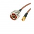 StarTech.com Cable Coaxial N Macho - RP-SMA, 31cm, Naranja  1