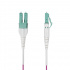 StarTech.com Cable Fibra Óptica Multimodo OM4 LC Macho - LC Macho, Núcleo 50µm, Cubierta 125µm, 15 Metros, Rosa - Imagen adicional 1