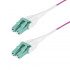 StarTech.com Cable Fibra Óptica Multimodo OM4 LC Macho - LC Macho, Núcleo 50µm, Cubierta 125µm, 15 Metros, Rosa
