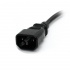 StarTech.com Cable de Poder C14 Acoplador Macho - NEMA 5-15R Hembra, 30cm, Negro  2