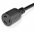 StarTech.com Cable de Poder NEMA L5-20P Macho - NEMA L5-20R Hembra, 30cm, Negro  2
