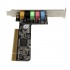 StarTech.com Tarjeta de Sonido PCI con Sonido Envolvente Surround de 5.1 Canales  5