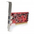 StarTech.com Tarjeta PCI SuperSpeed PCIUSB3S22, 2x USB 3.0, 1 Puerto SATA Interno  3